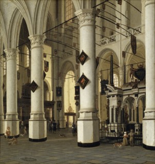 Interior of Nieuwe Kerk, Delft.