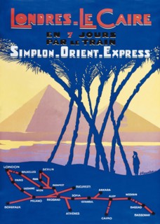 Simplon-Orient-Express, Londres-le Caire, c. 1930.