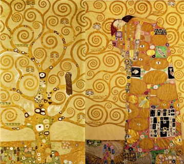 The Stoclet Frieze, Detail: Tree of Life, 1905-1909.