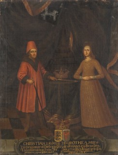King Christian I of Denmark (1426-1481) and Queen Dorothea (1430-1496).