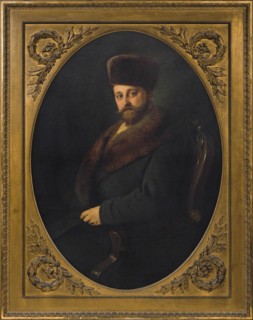 Portrait of the General Pavel Petrovich Ushakov (1819-1873), 1866.