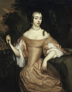 Portrait of Maria of Orange-Nassau (1642-1688), Countess of Simmern-Kaiserslautern, c. 1645.