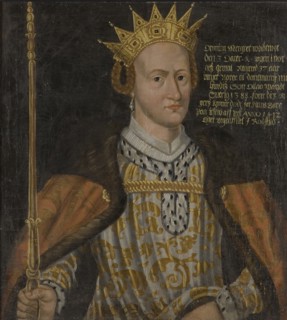 Portrait of Margaret I of Denmark (1353-1412).
