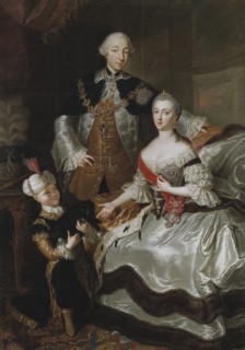 Portrait of Grand Duke Pyotr Fyodorovitch and Grand Duchess Catherine Alekseyevna, 1756.