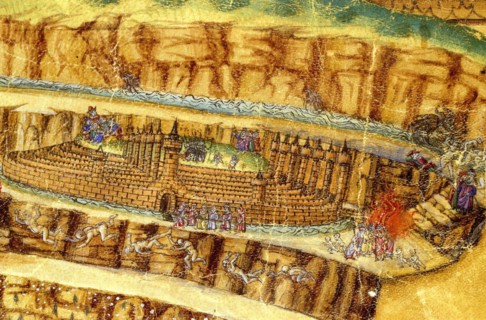 Inferno. (Abyss of Hell). Illustration to the Divine Comedy by Dante Alighieri (Detail), 1480-1490.