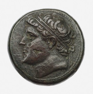 Coin of Hiero II of Syracuse, 238-215 B.C..
