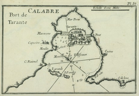 Port of Taranto (Tarentum), 1764.