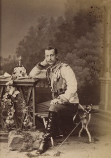 Portrait of Grand Duke Sergei Maximilianovich of Leuchtenberg (1849-1877), 1873.