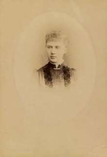 Portrait of Grand Duchess Elizaveta Mavrikievna of Russia (1865-1927), c. 1890.