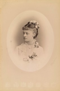 Portrait of Duchess Therese Petrovna of Oldenburg (1852-1883), Princess Romanovskaia, c. 1880.