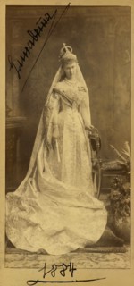 Portrait of Grand Duchess Elizaveta Mavrikievna of Russia (1865-1927), 1884.