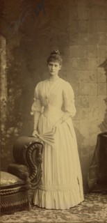 Portrait of Empress Alexandra Fyodorovna of Russia (1872-1918) as Grand Duchess, 1889.