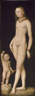 Venus and Cupid, ca 1530.