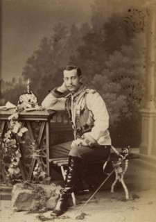 Portrait of Grand Duke Sergei Maximilianovich of Leuchtenberg (1849-1877), 1873.