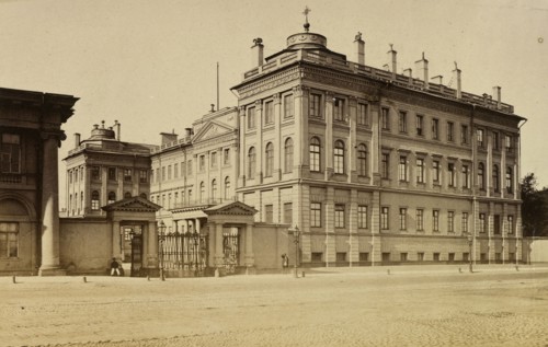 The Anichkov Palace in Saint Petersburg, 1874.