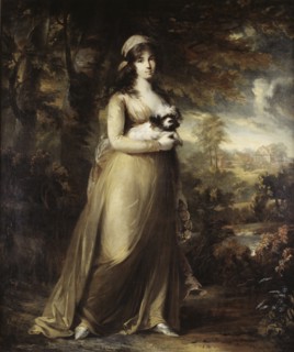 Portrait of the opera singer Teresa Vandoni, 1797.