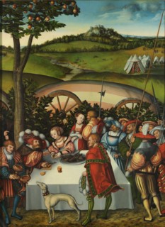 Judith at the banquet of Holofernes, 1531.