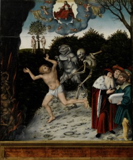 Allegory of Law and Grace, 1529.