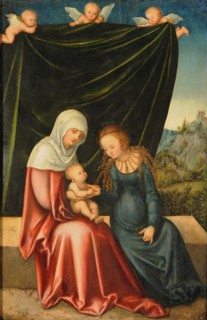 The Virgin and Child with Saint Anne, ca 1518.