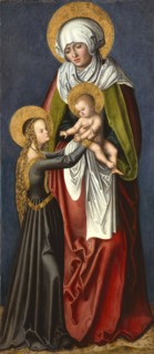 Anna selbdritt, ca 1515.