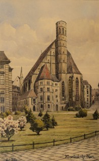 Minoritenkirche, Vienna, ca 1911-1912.
