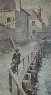 The Stolpeckgasse at Klosterneuburg, 1907.
