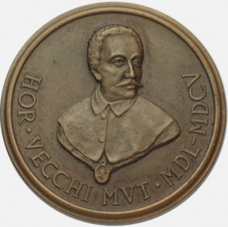 Orazio Vecchi (1550-1605) Commemorative 400th Birthday Medal, 1950.