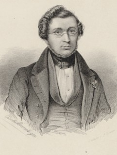 Portrait of the composer Adolphe Adam (1803-1856).