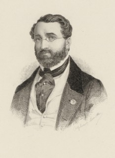 Portrait of the composer Adolphe Adam (1803-1856), c. 1870.