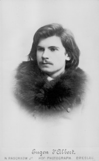 Portrait of the composer Eugène d'Albert (1864-1932).