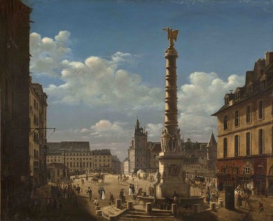 La Fontaine du Palmier on the Place du Châtelet, 1810.