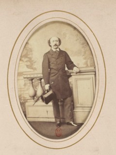 Portrait of the composer Luigi Arditi (1822-1903).