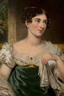 Portrait of Harriett Constance Smithson (1800-1854), 1825-1829.