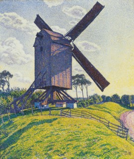 Kalf Mill in Knokke or Windmill in Flanders, 1894.