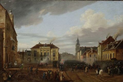Arrival of the Polish regiments to Warsaw, 1831.