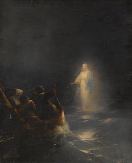 Jesus Walks on Water, 1863.