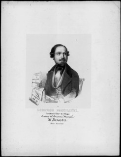 Portrait of the composer Lodovico Baccilieri.