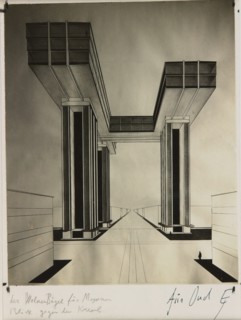 Skyscraper (Cloud Iron) on Strastnoy Boulevard in Moscow, 1925.