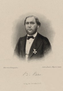 Portrait of the composer Benjamin Bilse (1816-1902), 1870.