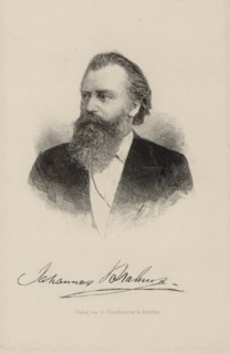 Portrait of the composer Johannes Brahms (1833-1897), 1870.