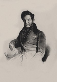 Portrait of the composer Filippo Celli (1782-1856).