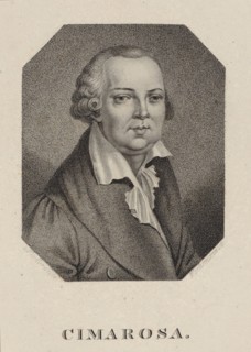 Portrait of the composer Domenico Cimarosa (1749-1801), 1820.