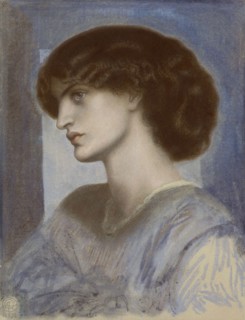 Portrait of Jane Morris, 1868-1874.