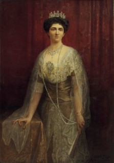 Portrait of Princess Elena of Montenegro (1873-1952), Queen of Italy, 1913.