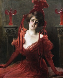 Portrait of the dancer Isadora Duncan (1877-1927), 1905-1909.