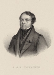 Portrait of the cellist composer Justus Johann Friedrich Dotzauer (1783-1860), 1850.