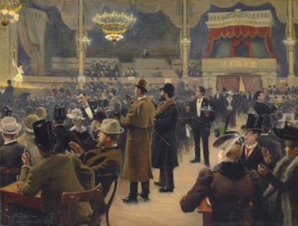 An evening at the Circus in Copenhagen, 1891.