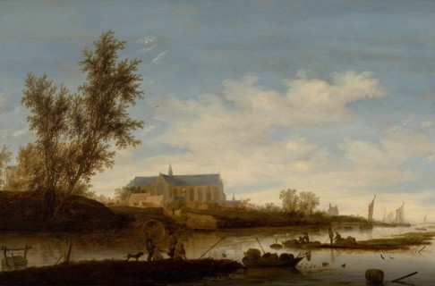 View of the Grote of Sint-Laurenskerk in Alkmaar, 1644.