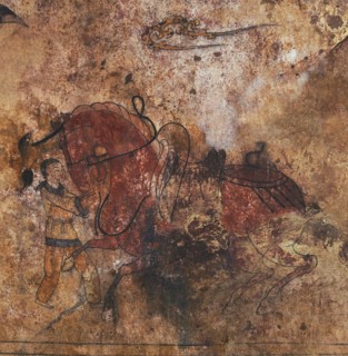 The Horse. The mural painting of the Susan-ri Tomb, Second Half of the 5th century.