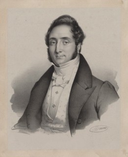 Portrait of the composer Jacques François Gallay (1795-1864), 1825.